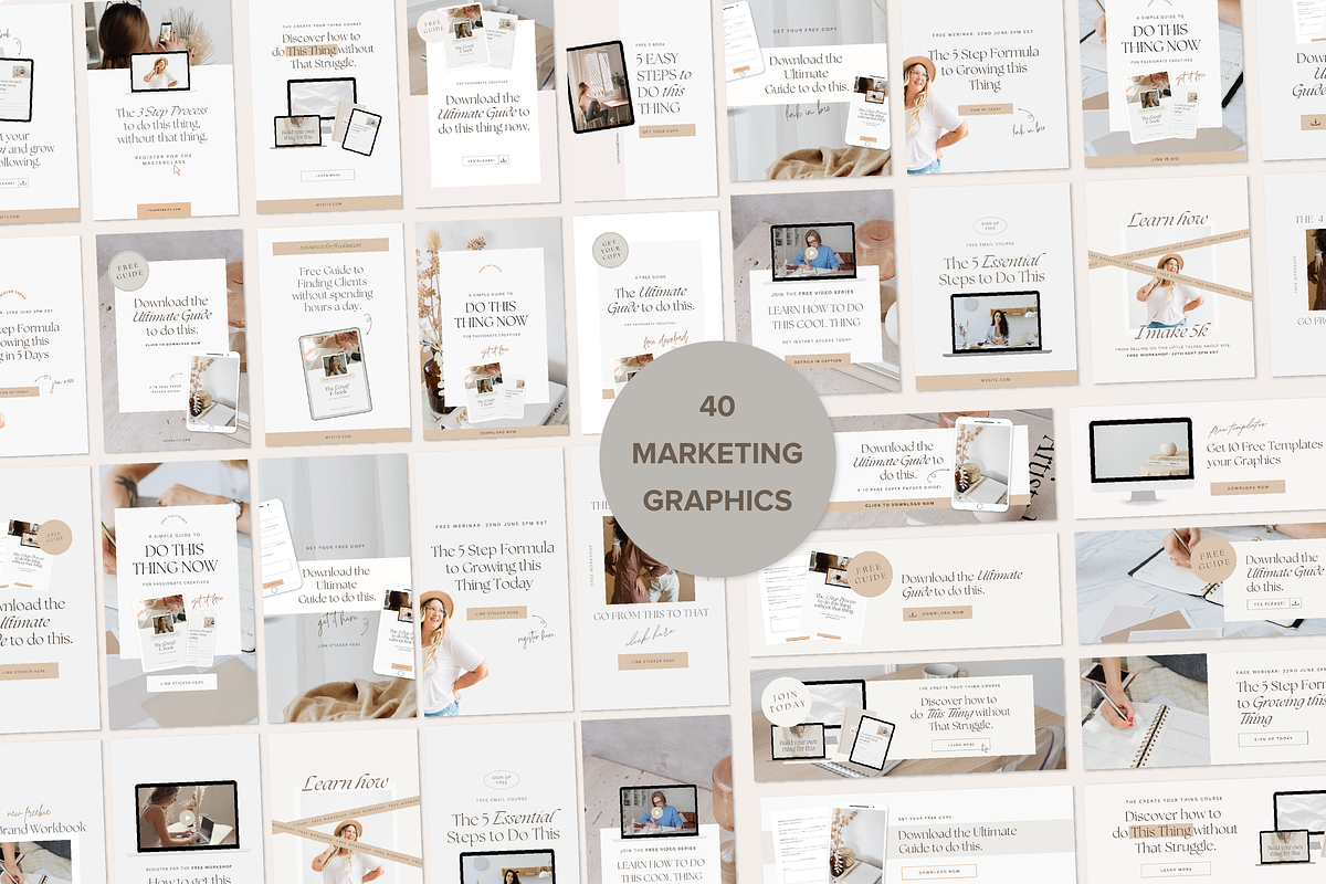 Lead Magnet Template Bundle, a Magazine Template by Tabitha Emma (Photo 3 of 10)