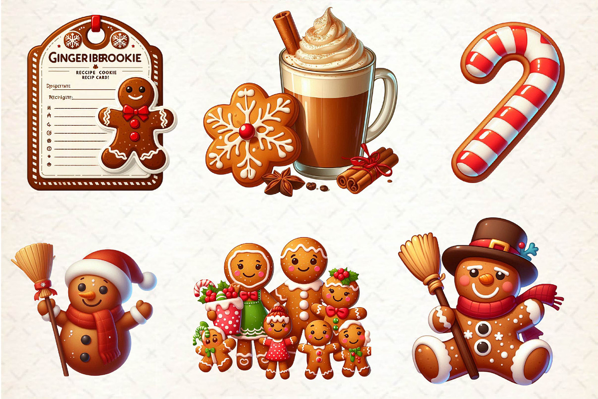 Gingerbread Cookie Christmas Sublima, a Graphic by CreationArt (Photo 4 of 5)