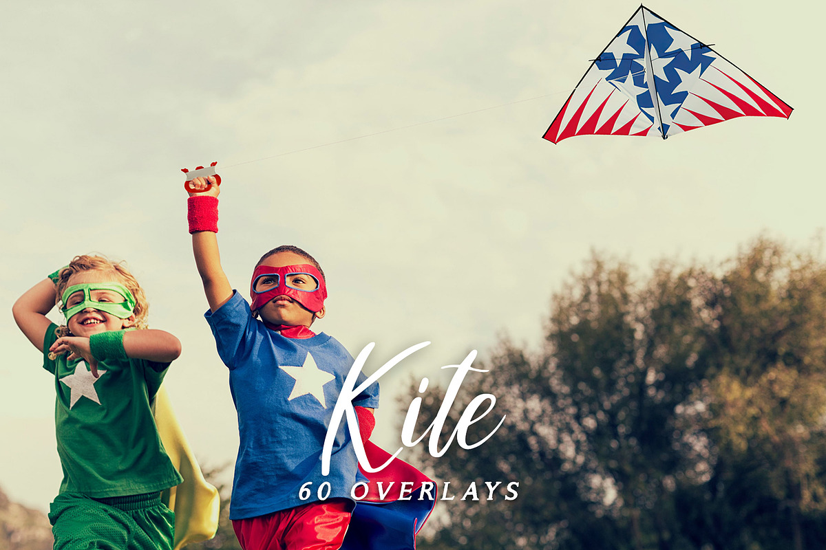 Flying Kite Overlays, an Object Graphic by DreamyOverlay (Photo 1 of 4)