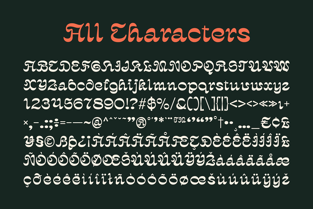CS Andie – Trippy Font, a Blackletter Font by Craft Supply Co. (Photo 8 of 8)