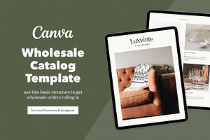 Canva Wholesale Catalog Template