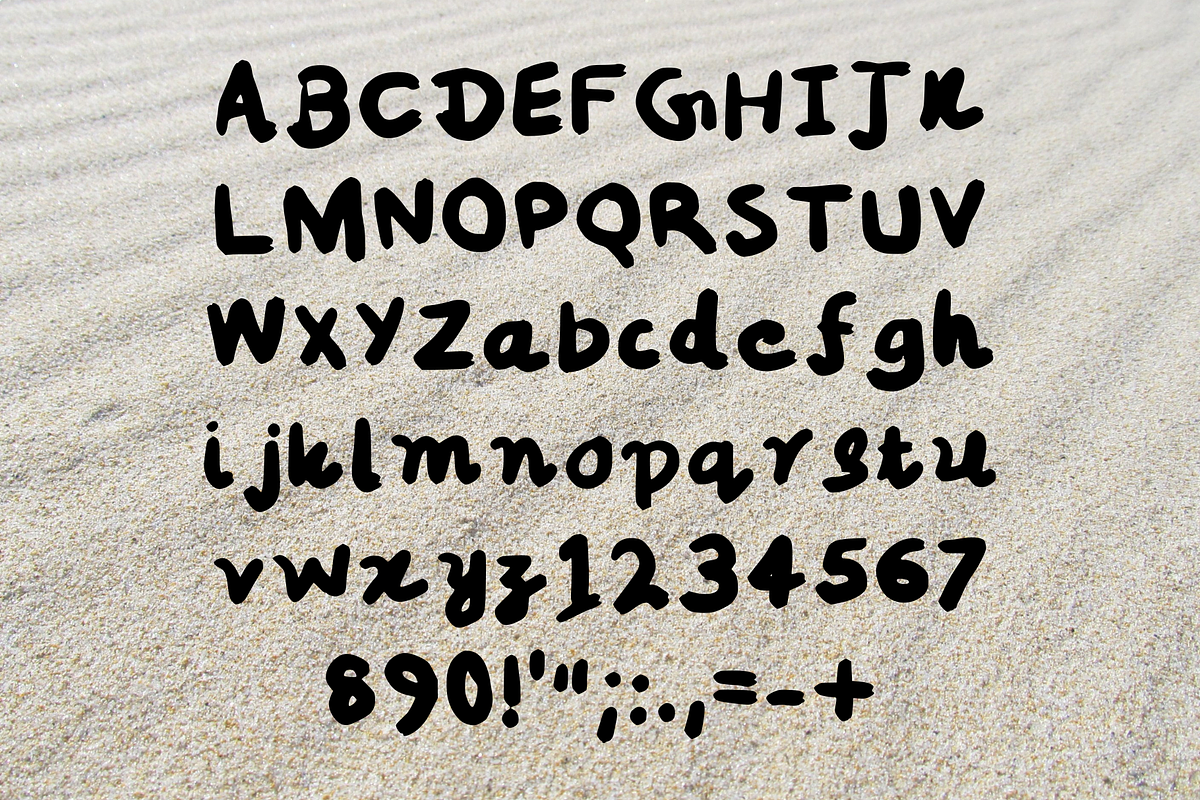 Handdrawn Spray Font, a Handwritten Font by The WYLD Tribe (Photo 3 of 4)