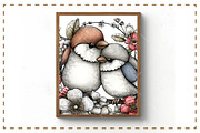 Whimsical Spring Bird Clipart, an Illustration by OK Design (Thumbnail 4 of 6)