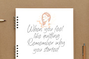 Kaeliwritten - Handwritten Typeface, a Script Font by Littlehand (Thumbnail 2 of 9)
