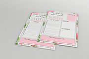 Daily Planner Template, a Stationery Template by mpcprintables (Thumbnail 3 of 3)