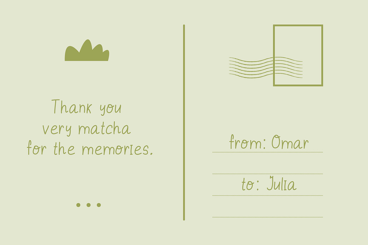 Ice matcha font bundle 6 in 1, a Handwritten Font by Ashiya Pixel (Photo 3 of 16)