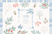 Let's Play In The Snow Collection, an Animal Illustration by PeDe Designs (Thumbnail 7 of 9)