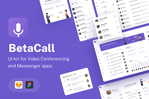 BetaCall - Web & Mobile UI Kit