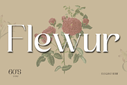 Flewur 60's Elegant Serif Font, a Serif Font by Pikgura (Thumbnail 6 of 11)
