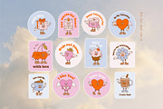 Retro Love, a Seasonal Illustration by Sweet Corner (Thumbnail 6 of 11)
