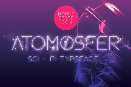 Atomosfer, a Sans Serif Font by Heroglyphs Studio