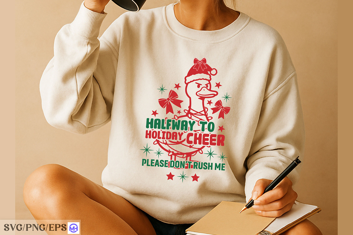 Halfway to Holiday Christmas SVG PNG, a Graphic by mh_arif (Photo 3 of 3)