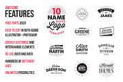 10 Name Based Logo Templates, a Branding & Logo Template by TomAnders (Thumbnail 5 of 5)
