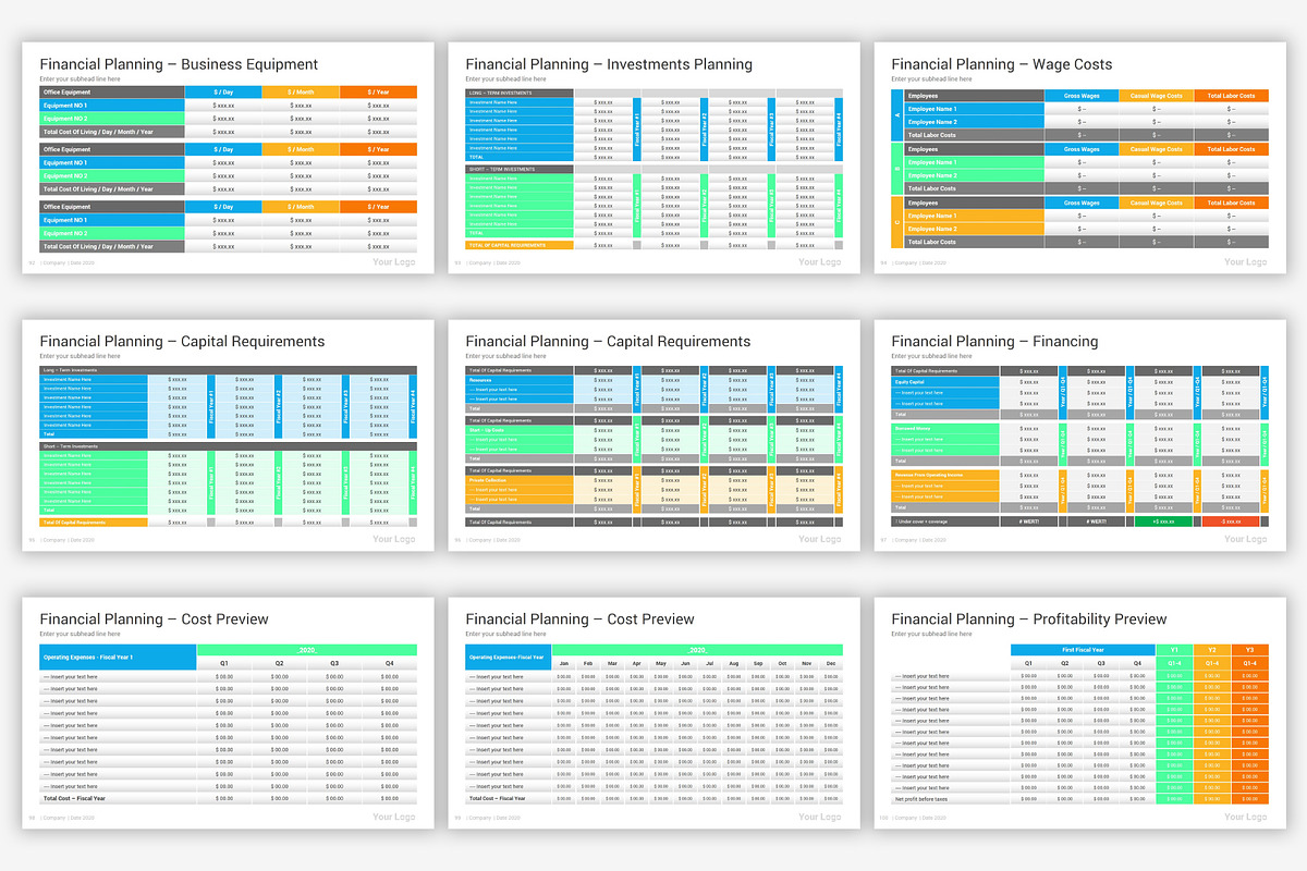 Business Plan Google Slides Template, a Presentation Template by SlideOne (Photo 15 of 26)