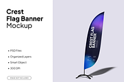 Flag Mockup, an Advertising Mockup by graphicsauce (Thumbnail 1 of 4)