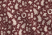 Cosy Christmas Repeat Pattern, a Pattern Graphic by Forest Lily (Thumbnail 3 of 10)