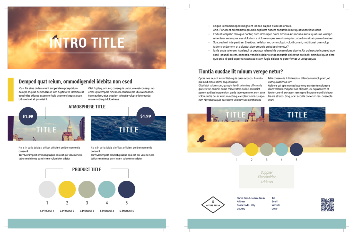Brochure with 3 Themes, a Brochure Template by Bene's shop (Photo 3 of 5)
