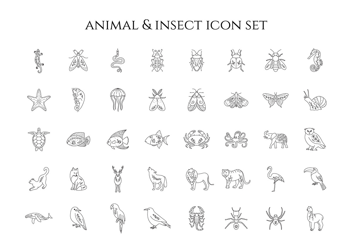 Icons & Illustrations Bundle, an Outline Icon by NatalieArtShop (Photo 24 of 28)
