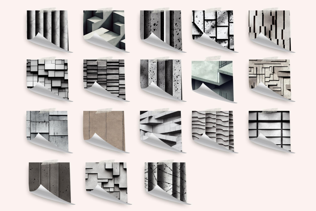 Concrete Seamless Patterns, a Pattern Graphic by PrintablesByFranklyn (Photo 2 of 10)