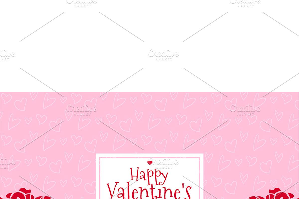 Hand-Drawn Valentine's Background, a Seasonal Illustration by MISS CHATZ (Photo 3 of 3)