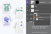 simple oversize t shirt psd mockup, a Shirt Mockup by NH graphic (Thumbnail 4 of 4)