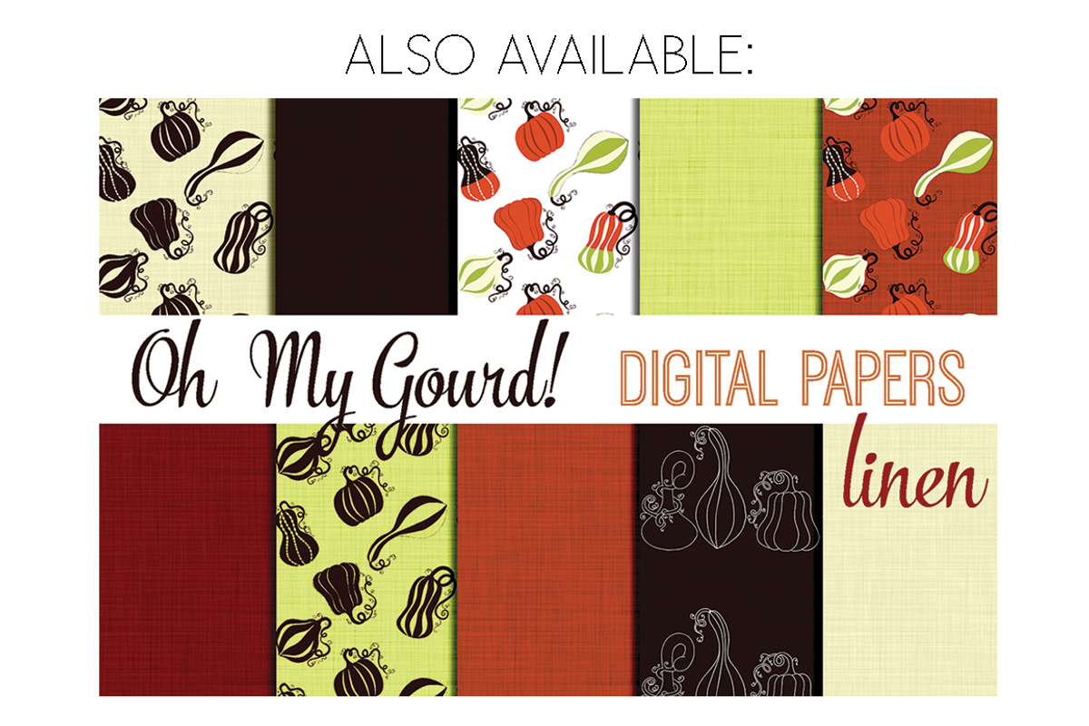 Oh My Gourd Graphics, an Illustration by Digibonbons (Photo 3 of 3)
