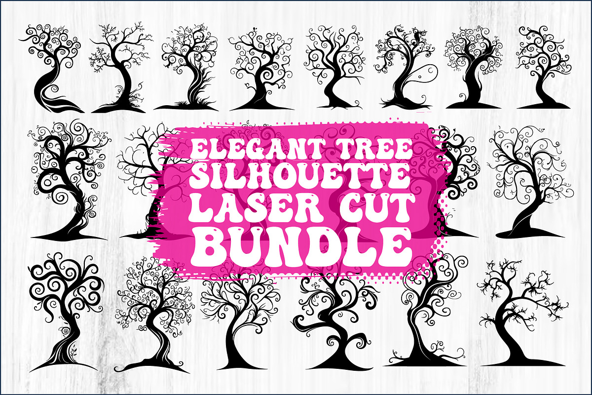 This Tree Laser Cut Bundle, a Graphic by BIPLOB EXPERT (Photo 10 of 10)