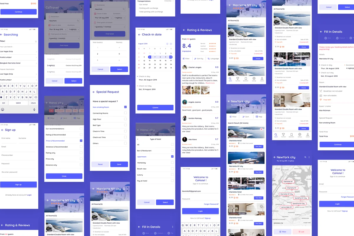 Cahotel - Booking Hotel App Design, an App Template by Capi Product (Photo 5 of 5)