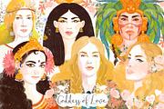 Goddess of Love, a Decorative Illustration by Flo Sacred Art (Thumbnail 1 of 6)