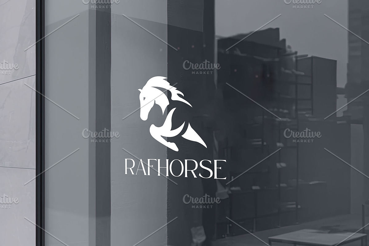 RAFHORSE Sports Logo, a Branding & Logo Template by Borhan_the_selfish (Photo 3 of 4)