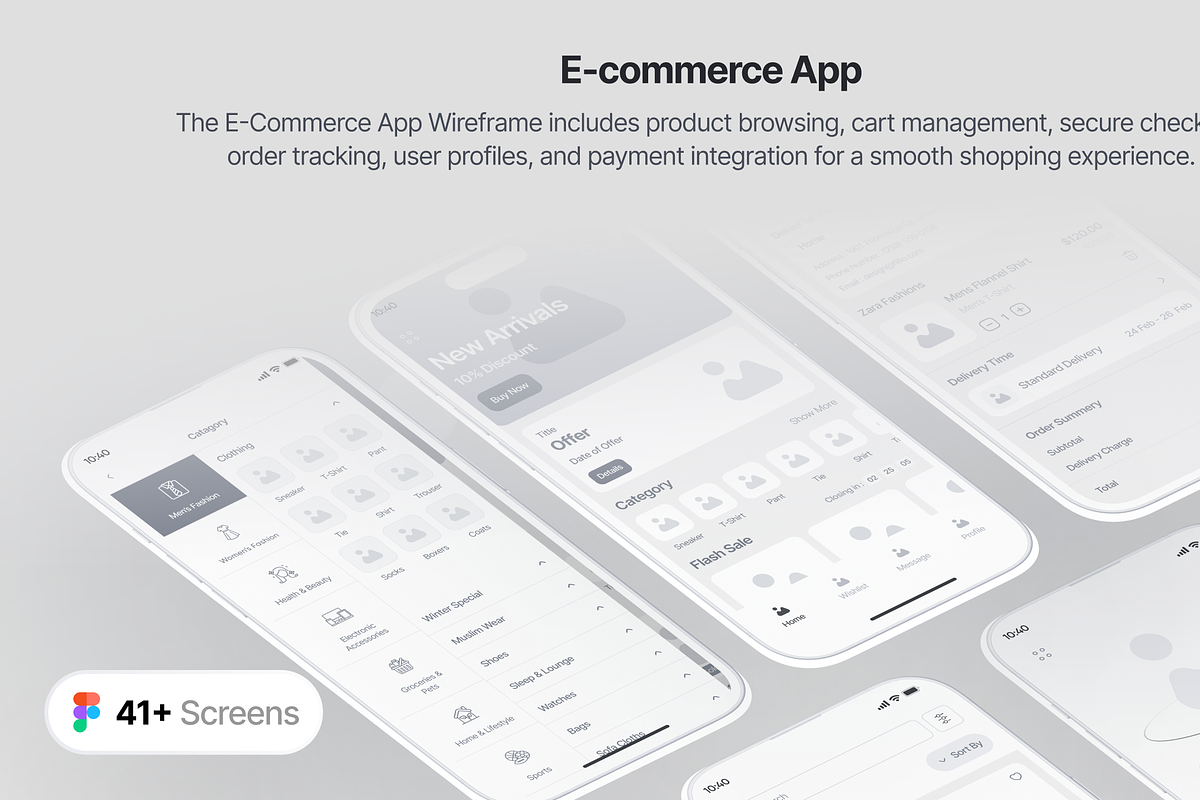 UIblueprint Wireframe Kit (Vol - 02) preview 6