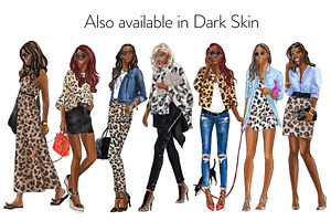 Girls In Animal Print 2 - Light Skin