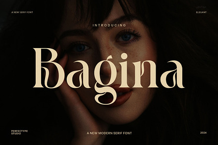 Bagina Elegant Serif Font, a Serif Font by Perfectype
