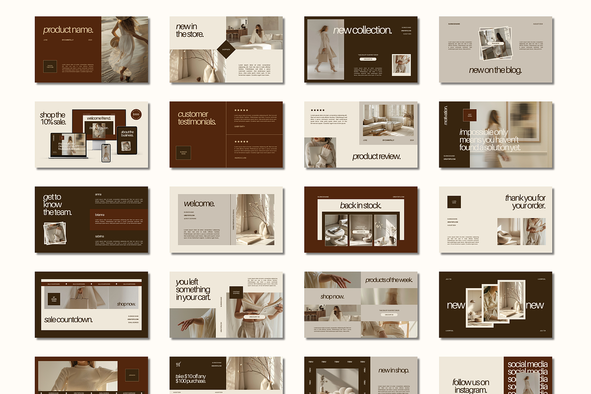 Email Marketing Newsletter Template, an Email Template by Branding Babe Co. (Photo 5 of 9)