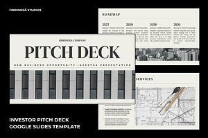 Investor Pitch Deck Google Slides, a Presentation Template by FIBRINOSÄ