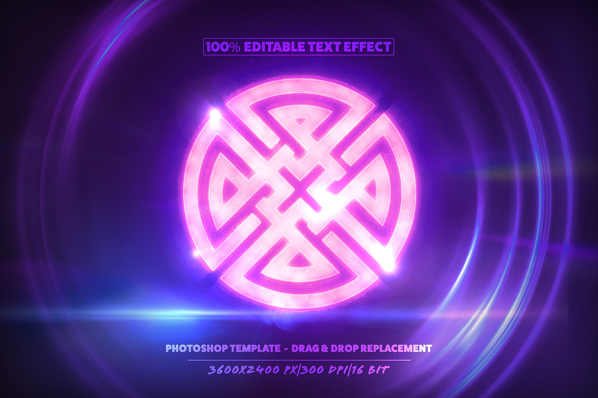 Extra Bright Text Effect, an Action Add-On by Blacknull (Photo 3 of 4)
