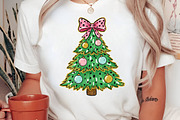 Colorful Glitter Coquette Christmas, an Illustration by Libby Wishes (Thumbnail 2 of 8)