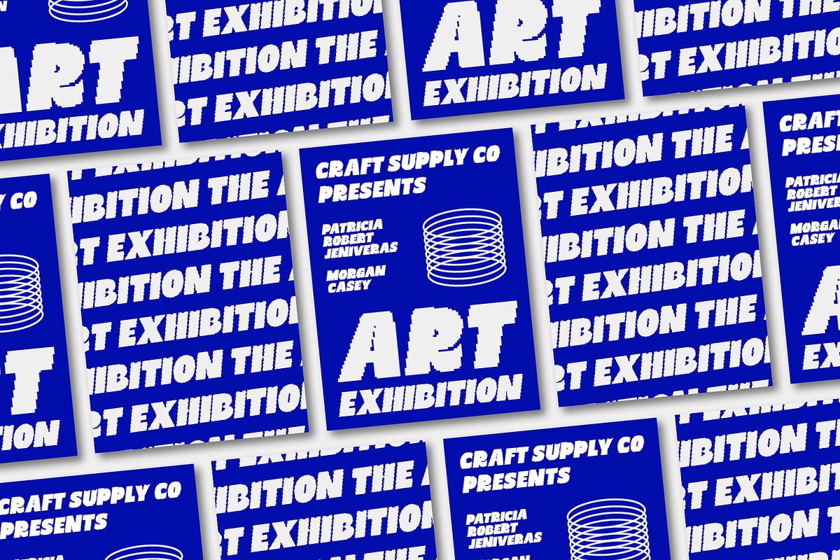 Almie Pixel, a Sans Serif Font by Craft Supply Co. (Photo 4 of 8)