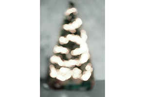 Christmas tree lights creating, a Holiday Photo by Anna Efetova