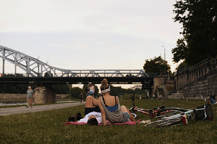 Chilling on a summer evening