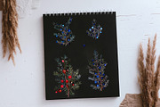 Watercolor juniper berries clipart, an Object Illustration by FleurArt (Thumbnail 6 of 6)