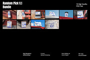Random Pick V.1 Bundle, a Packaging Mockup by Mockup Flock (Thumbnail 2 of 5)
