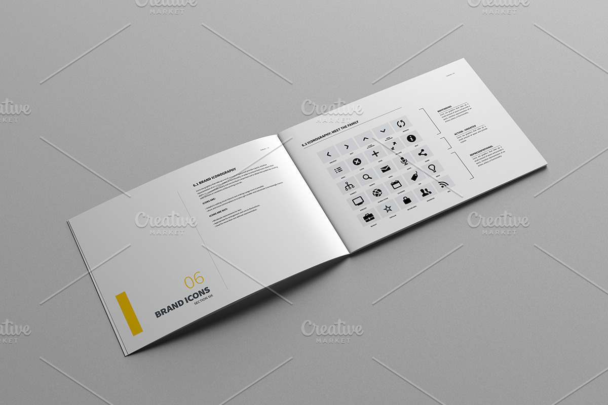 Brand Manual 32 Pages A4 / US Letter, a Brochure Template by Mastergfx (Photo 27 of 31)