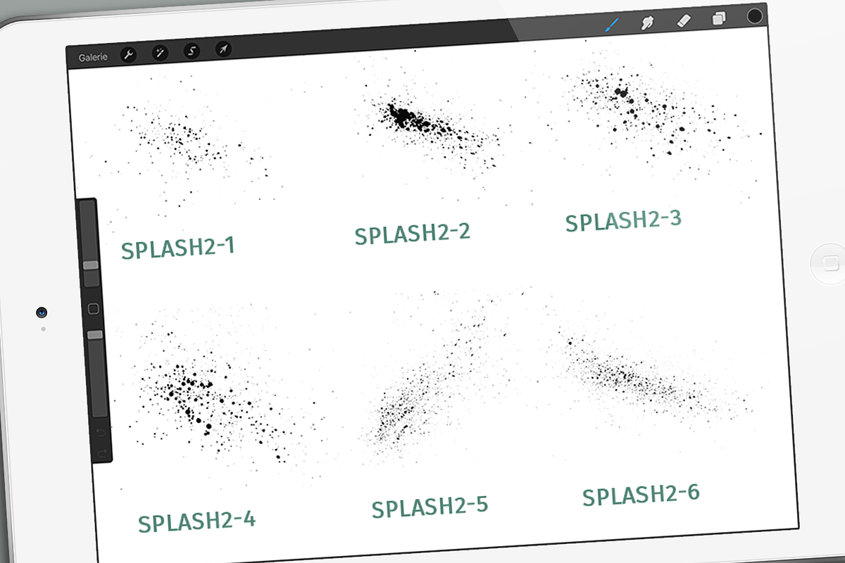 Vol2 Splash Textures for Procreate preview 2