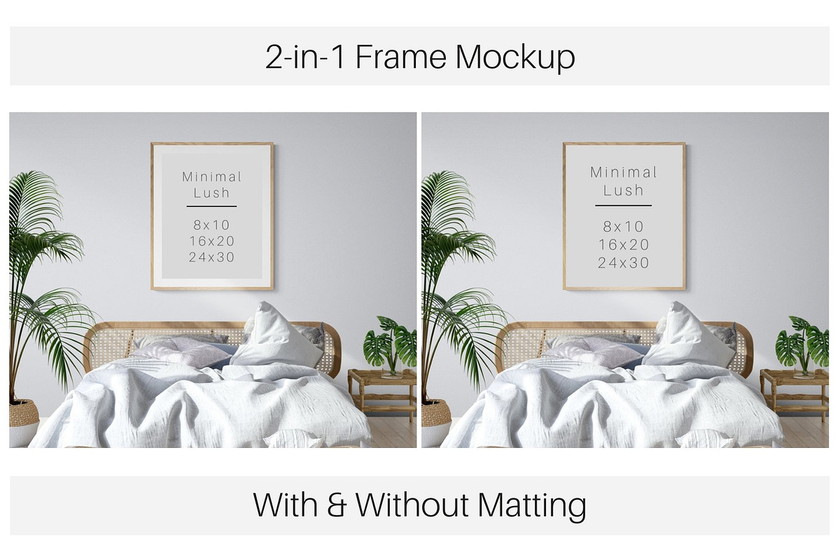 4:5 Ratio (2in1) Wooden Frame Styled, an Object Graphic by Loads of Lovely (Photo 1 of 4)