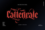 Cattedrale | Gothic Blackletter, a Blackletter Font by creativemedialab (Thumbnail 1 of 6)