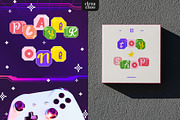 Chaos Blocks - playful pixel font, a Symbol Font by Elena Choo (Thumbnail 7 of 12)