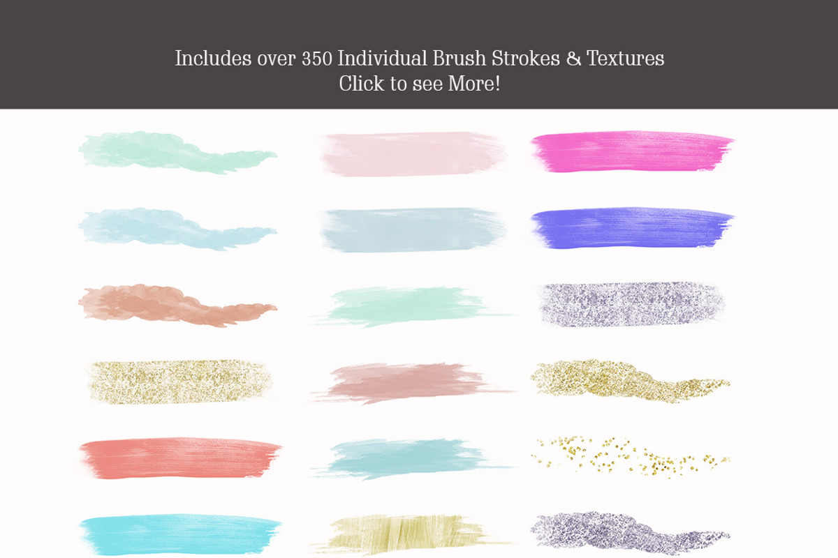 Watercolor Brush Stroke Layering Set, a Texture Graphic by ClipartBrat Graphics (Photo 4 of 6)