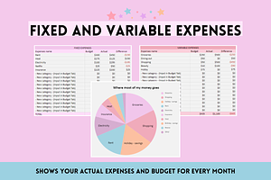 Budget Spreadsheet Expense Tracker