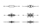 Abstract Decorative Lines Dividers, a Marketing Template by Photoshop Action (Thumbnail 2 of 6)